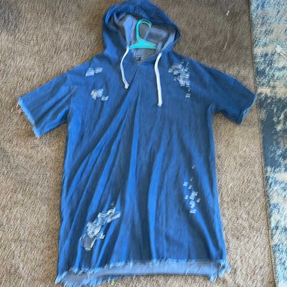 Jean hoodie dress - Picture 4 of 6